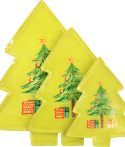 7751 TRAYS JOLLY CHEER S/3